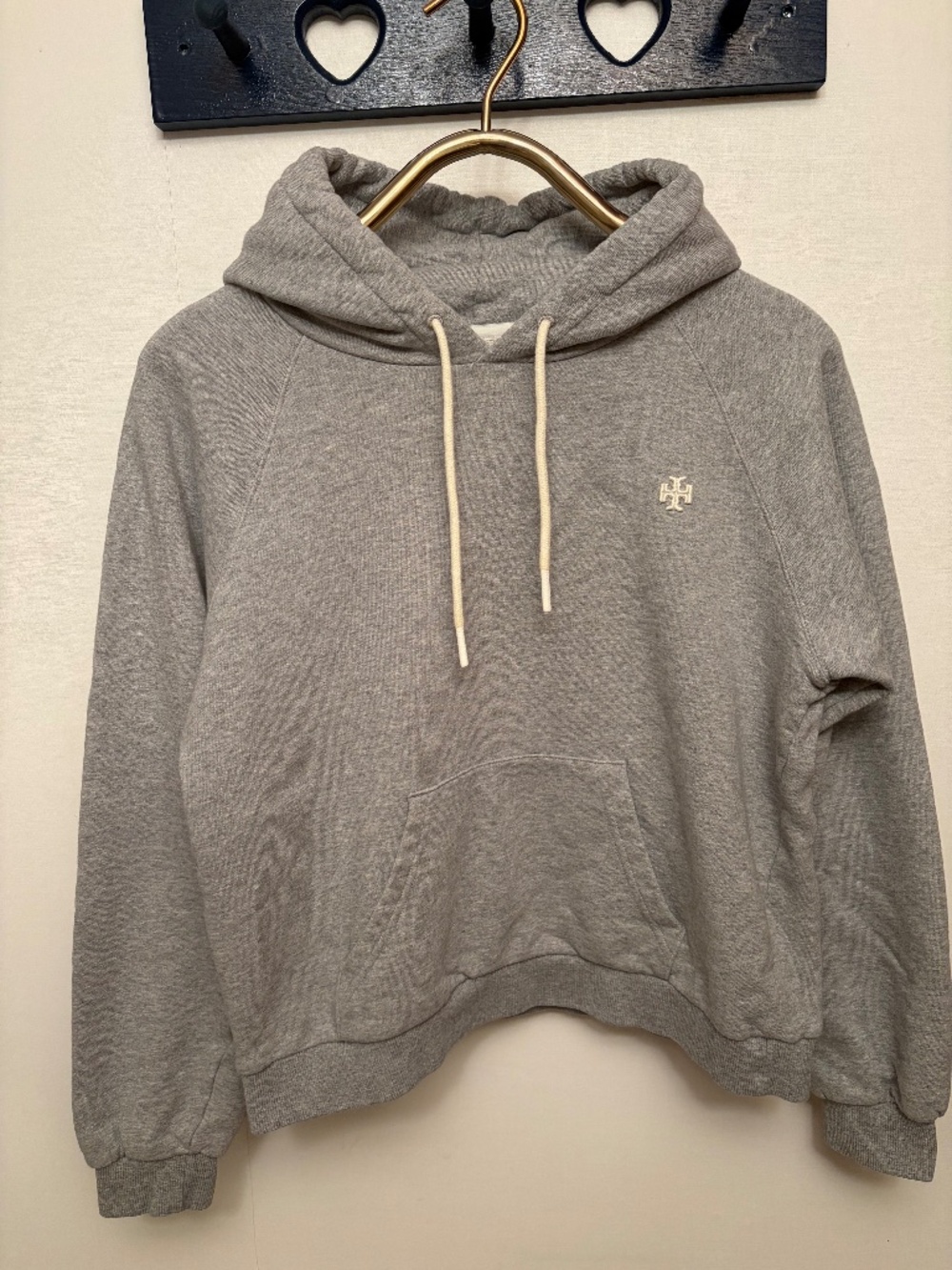 Tory Sport Gray Hooded Sweatshirt
